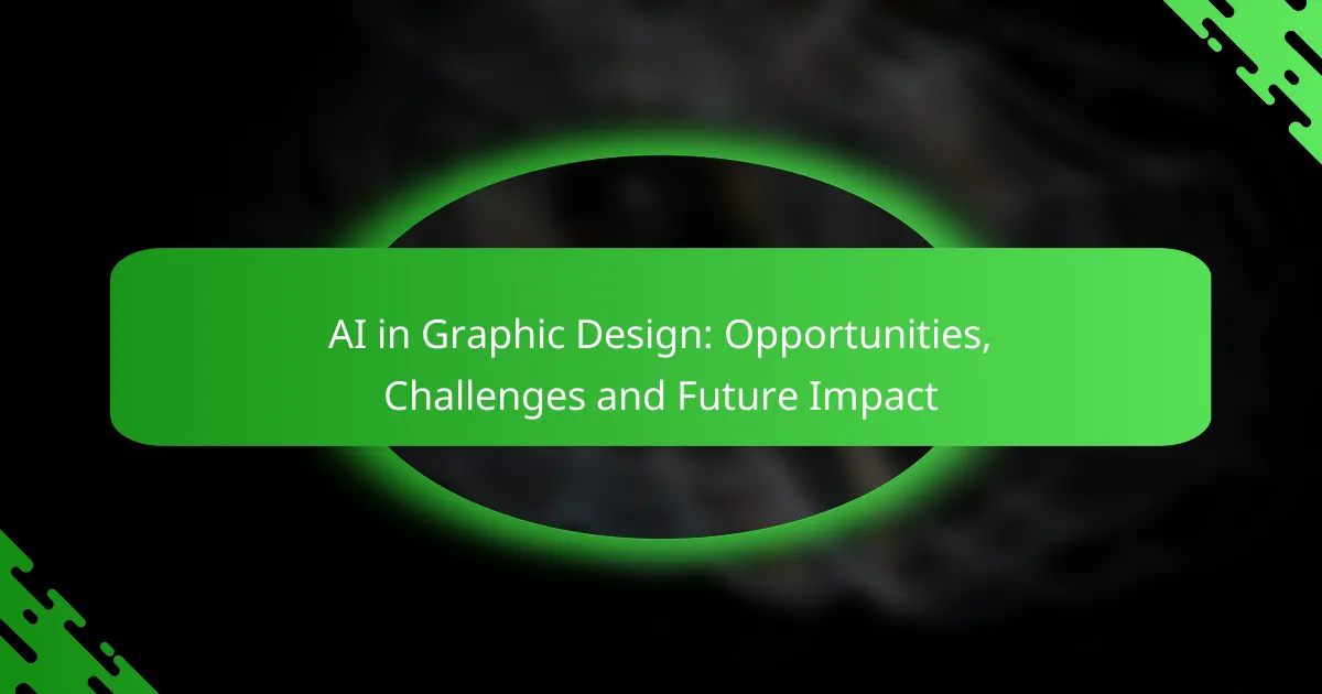 AI in Graphic Design: Opportunities, Challenges and Future Impact