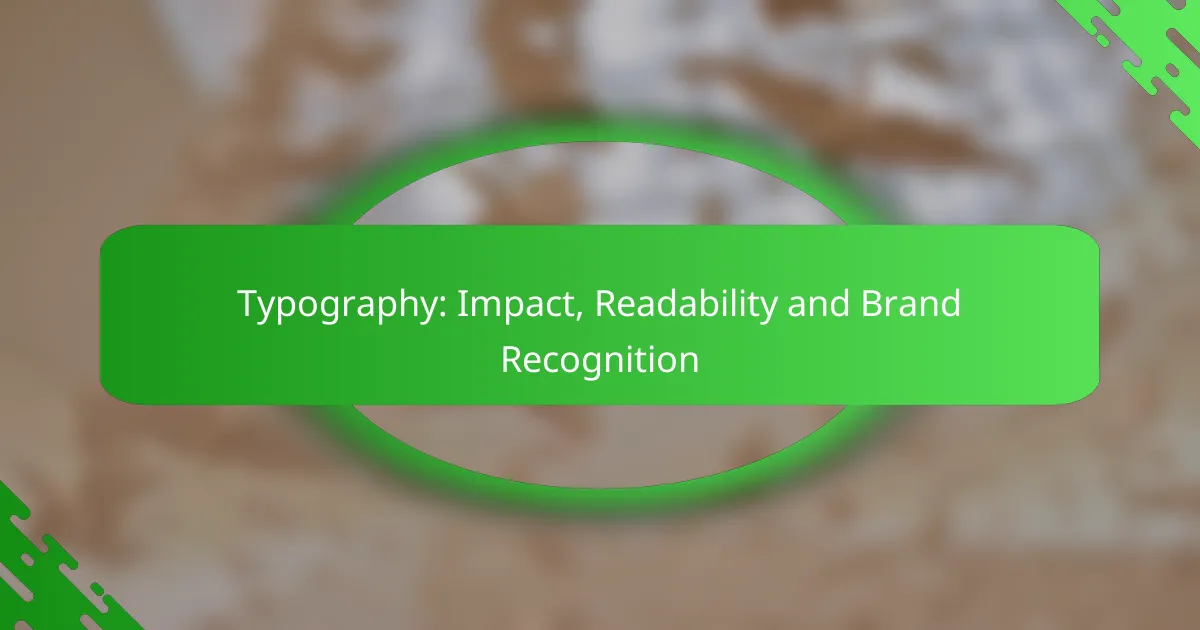 Typography: Impact, Readability and Brand Recognition