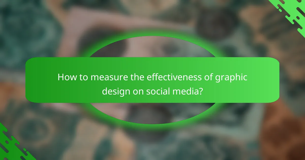 How to measure the effectiveness of graphic design on social media?