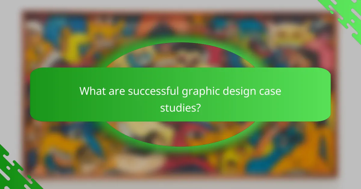 What are successful graphic design case studies?